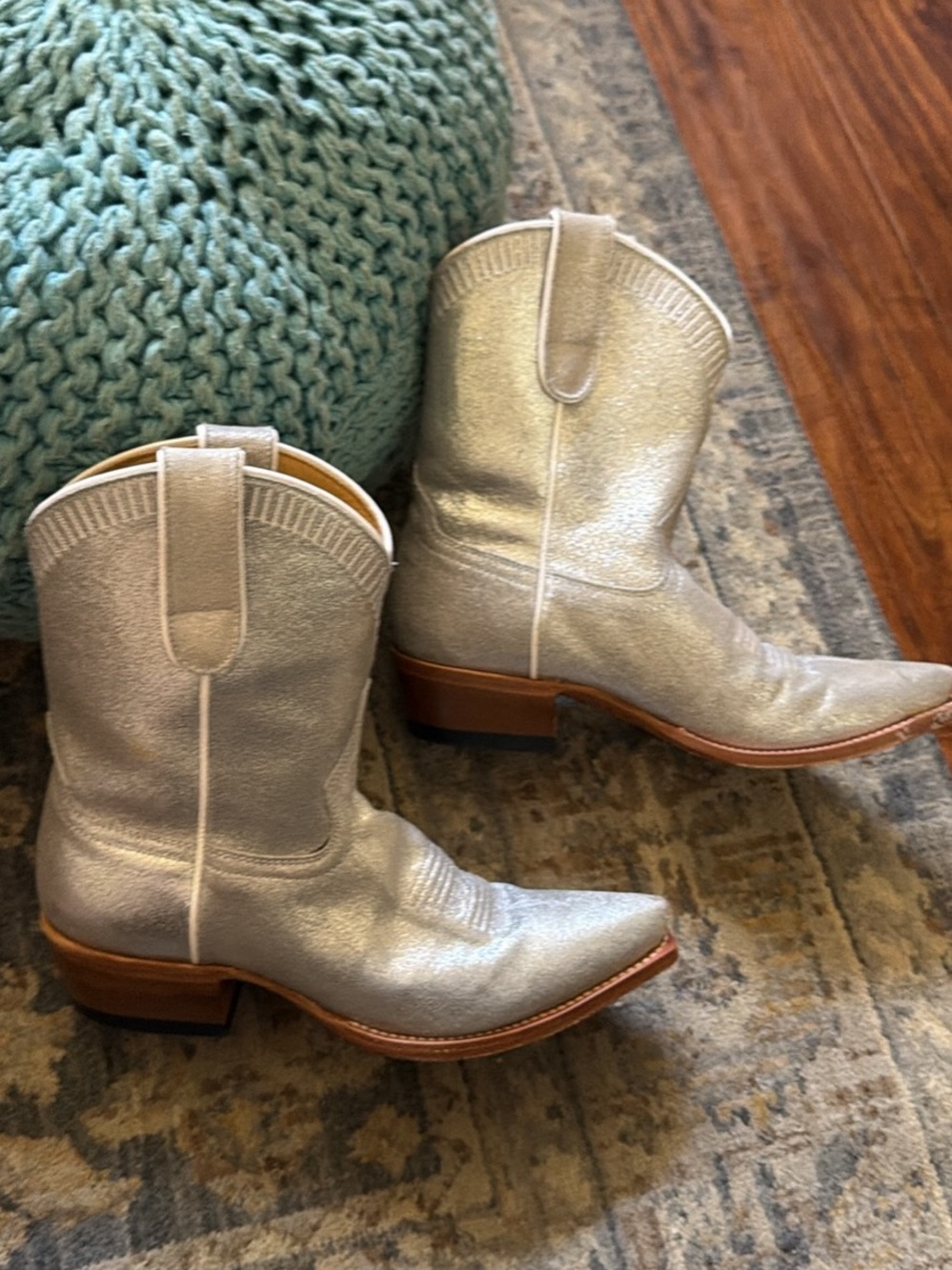 Macie Bean silver cream Leather Boot